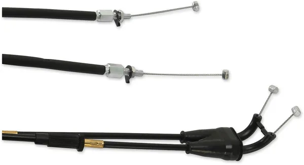 MOOSE RACING Black Vinyl Throttle Cable Black -0