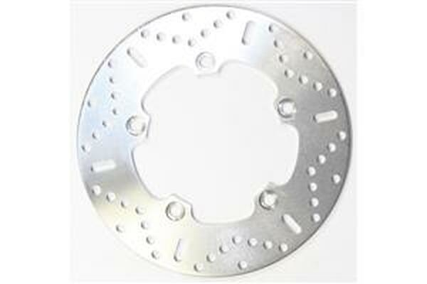 Round Hpsr Solid Brake Rotor Silver, Stainless Steel, 1, nordicamoto.ro