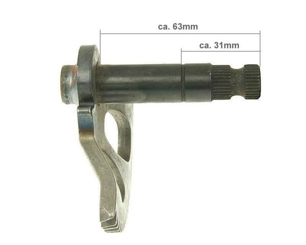 Kickstart Shaft Brass, 1, nordicamoto.ro