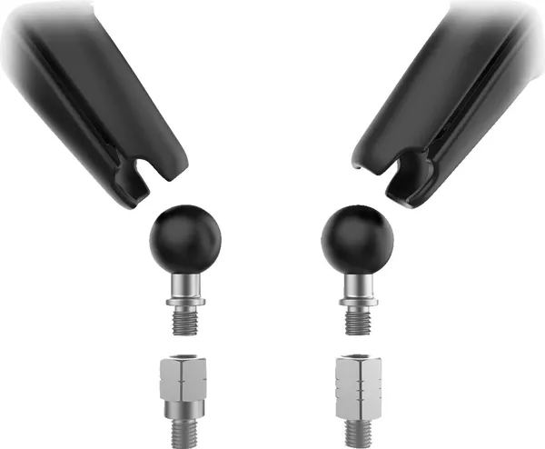 Tough-mirror Kit With M10-1.25 Bases-reverse Adapter -2