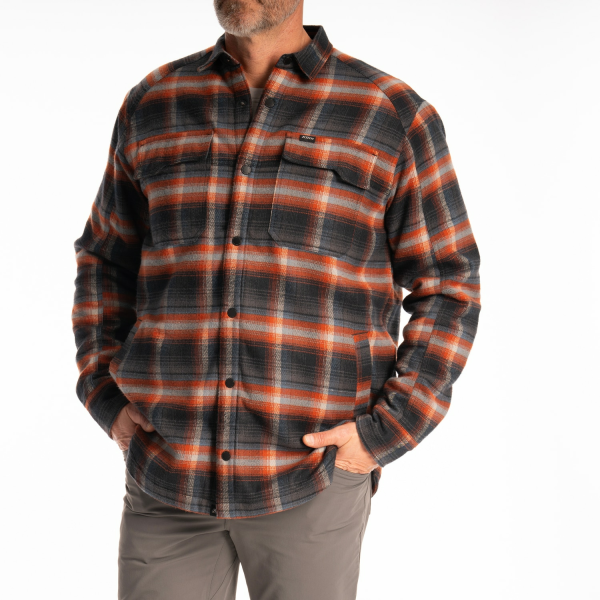 Camasa Klim Bridger Fleece Lined Flannel Imperial Blue - Dress Blues-4