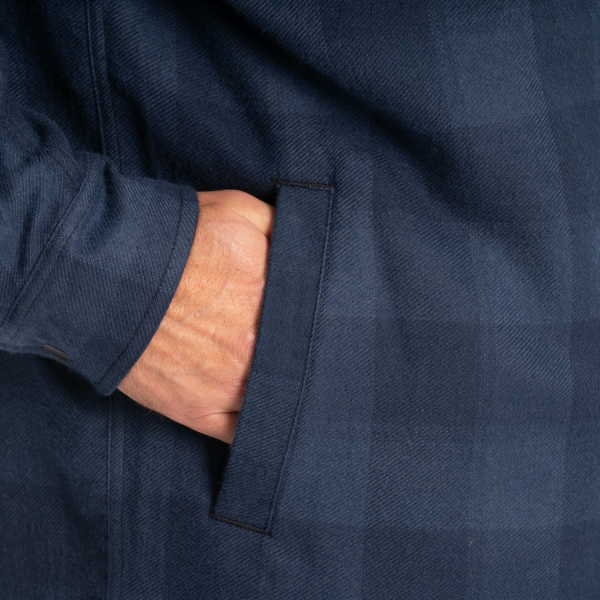 Geaca Klim Targhee Fleece Lined Flannel Dress Blues - Black-13