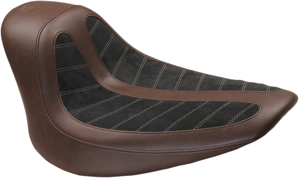 Fred Kodlin Signature Series Solo Seat Black, Brown, 1, nordicamoto.ro