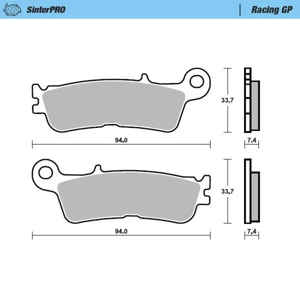 Supermoto Brake Pads-0