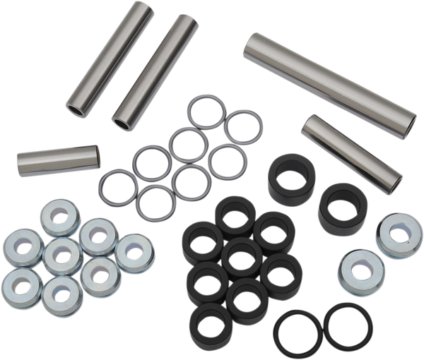MOOSE RACING Rear Independent Suspension Linkage Rebuild Kit Black, Silver -0