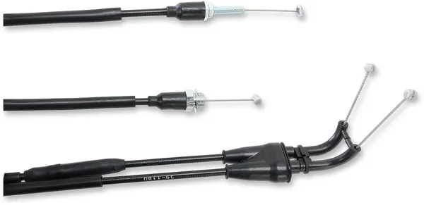 MOOSE RACING Black Vinyl Throttle Cable Black -0