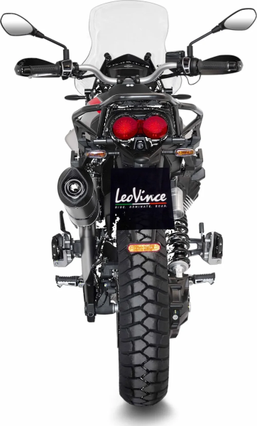 Tobă de eșapament LeoVince LV One Evo Slip-On pentru Moto Guzzi V85 TT, 4, nordicamoto.ro