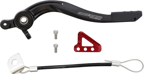 MOOSE RACING Brake Pedal Black, Red 