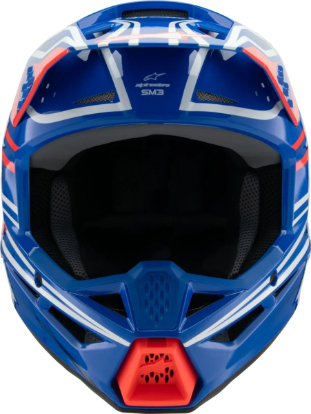 Casca Copii Alpinestars Youth S-m3 Wurx Black/Blue/Red/White-2