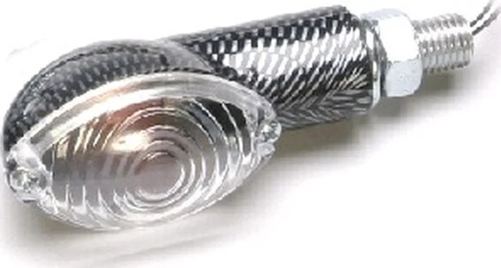 Lămpi de poziție universale pentru mini-tijă, din fibră de carbon, 1, nordicamoto.ro