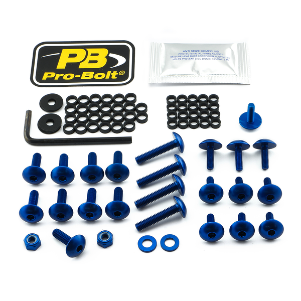 Fairing Bolt Kit For Yamaha Blue, 1, nordicamoto.ro