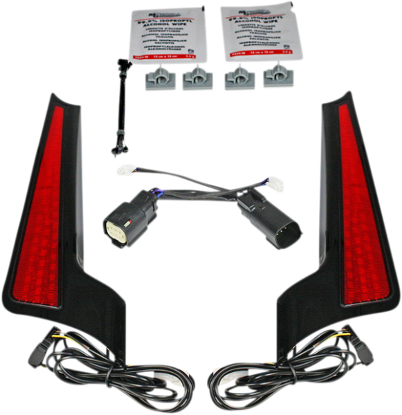 Fascia Led Panels Red, 1, nordicamoto.ro