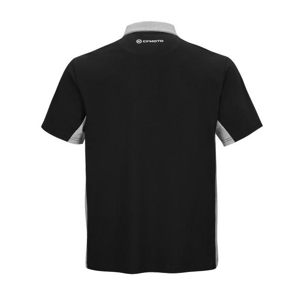 TRICOU POLO CASUAL CFMOTO – NEGRU/GRI, 3, nordicamoto.ro