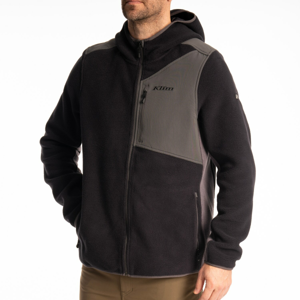 Hanorac Snowmobil Klim Teton Crest Fleece Black - Asphalt-20