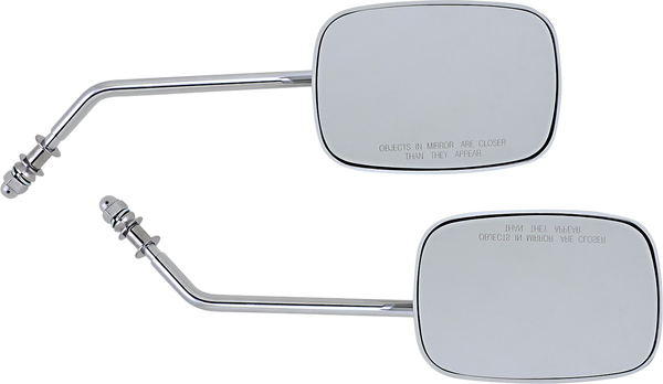 Oem-style Rectangular Mirrors Chrome, 2, nordicamoto.ro