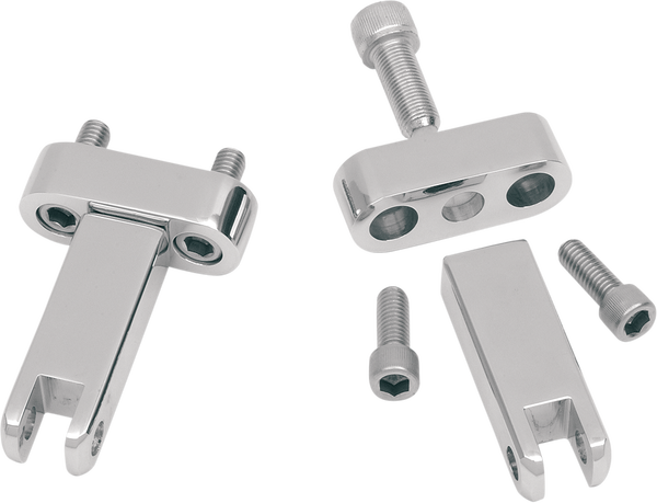 Passenger Footpeg Mount Kits Silver, 2, nordicamoto.ro