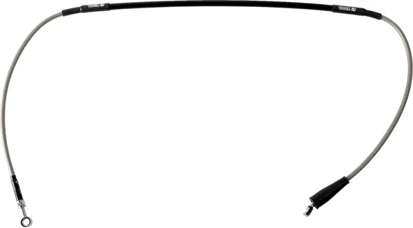 MOOSE RACING Stainless Steel Braided Brake Line -0