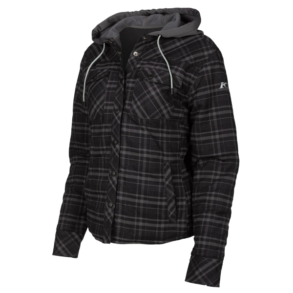 Camasa Dama Klim Upland Insulated Flannel Black - Asphalt, 1, nordicamoto.ro