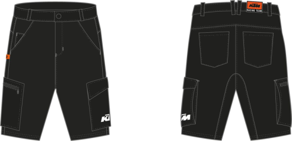 Pantaloni scurti KTM Team Black-4