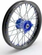 Jantă Elite Mx-en, spițe argintii, negru, albastru, argintiu, 1, nordicamoto.ro