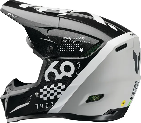 Casca Thor Reflex Sport Riot Mips White/Black-3