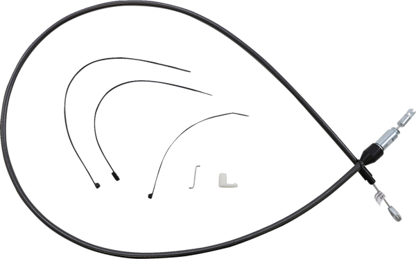 Black Pearl Quick Connect Upper Clutch Cable Black, 1, nordicamoto.ro