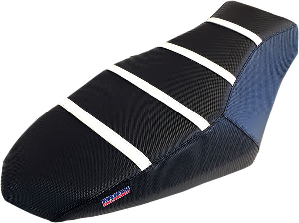 Gripper Seat Cover Black, White, 1, nordicamoto.ro