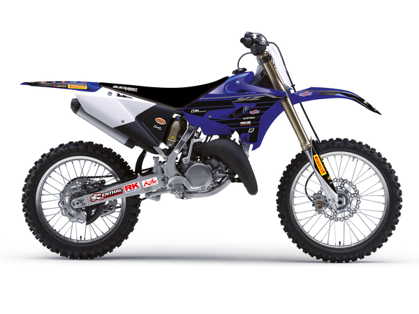 Blackbird Racing Replica Factory Team Yamaha 2022 Graphics Kit With Seat Cover Black, Blue, 1, nordicamoto.ro