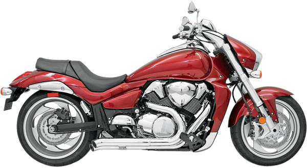 Pro Street Over And Under Turn Out Exhaust System Chrome, 1, nordicamoto.ro