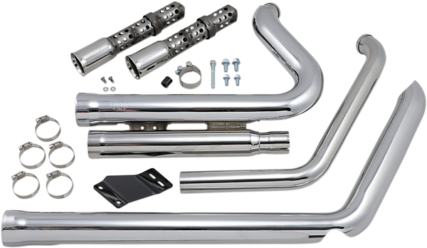 Speedster 909 Exhaust System Chrome, 1, nordicamoto.ro
