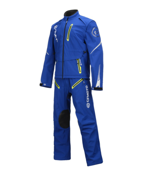 SET ECHIPAMENT MOTO CFMOTO RALLY TEXTIL – JACHETĂ + PANTALONI, ALBASTRU / GALBEN, 13, nordicamoto.ro