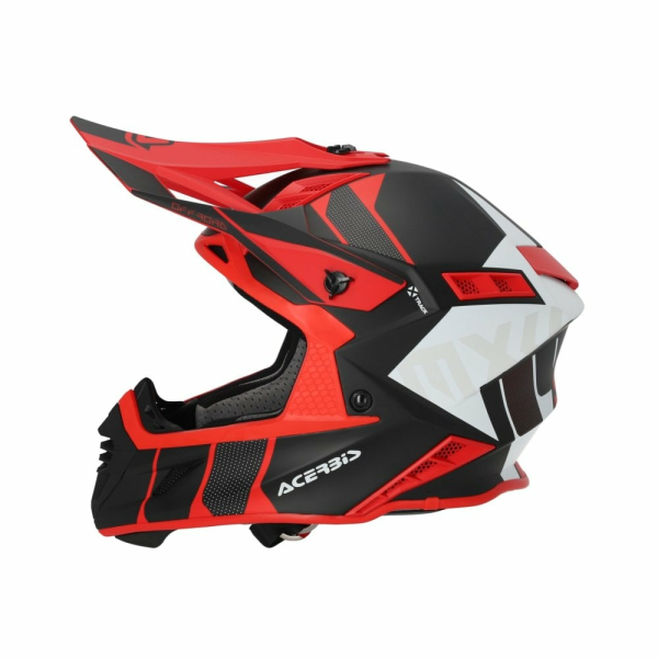Casca Acerbis X-Track 22.06 Black/Red-2