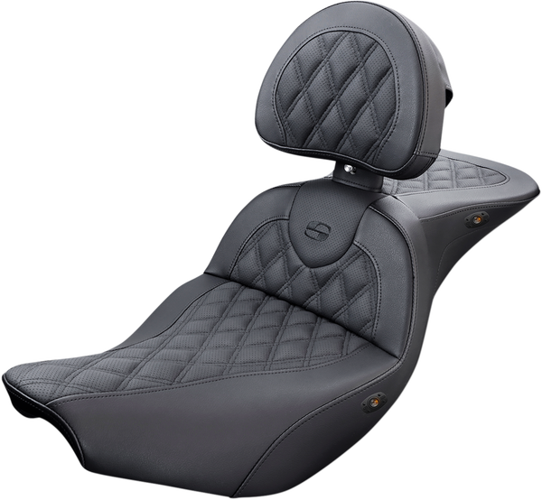 Roadsofa Lattice Stitch Heated Seat Black, 1, nordicamoto.ro