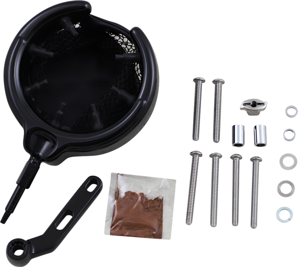 Universal Drink Holder With Basket Black, 1, nordicamoto.ro