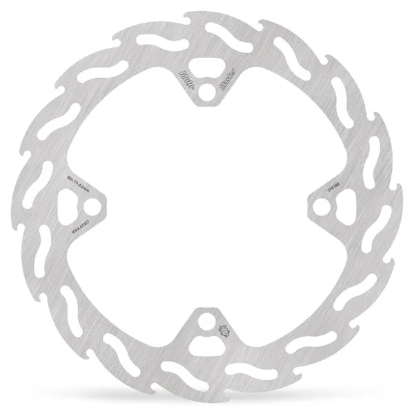 Flame Series Rotor Rear Stainless Steel