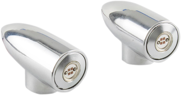 Lightning Bullets Run/turn Led Lights Chrome, 2, nordicamoto.ro