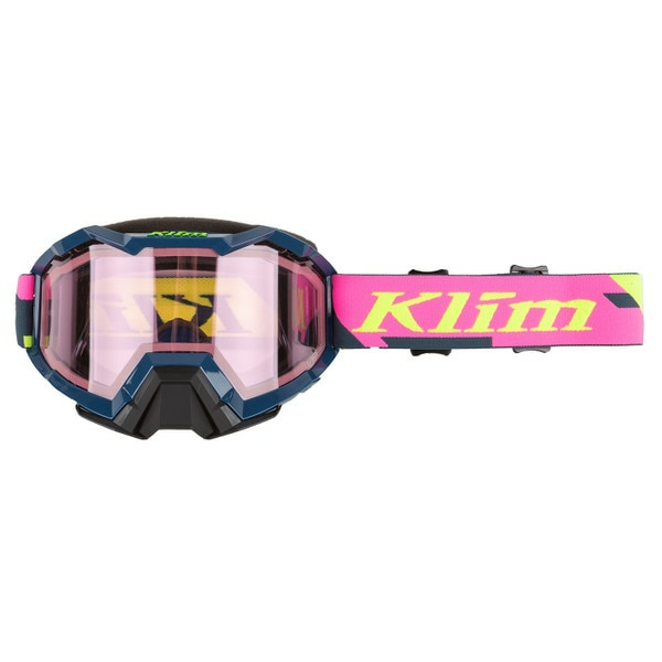 Ochelari Snowmobil Klim Viper Snow Raid Black Yellow Tint-4