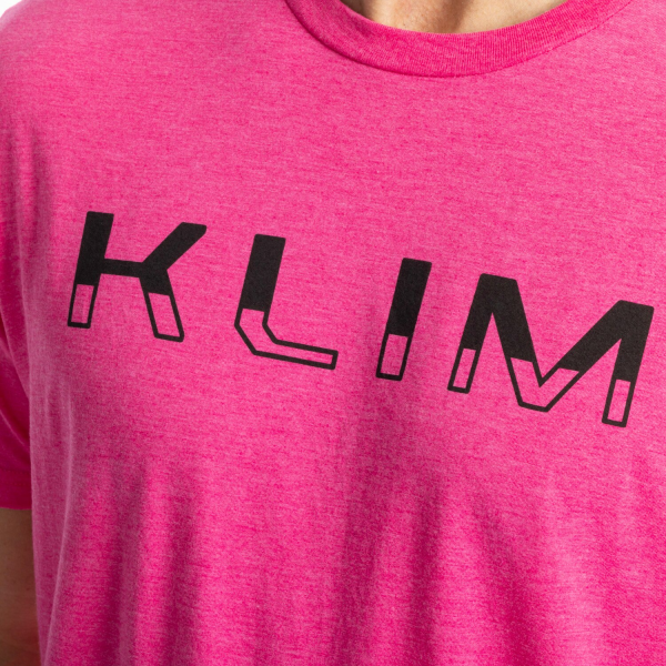 Tricou Klim Petrol Tri-blend Heathered Charcoal - Hi-Vis-7