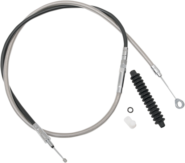 High-efficiency Braided Stainless Steel Clutch Cable Silver +203 mm (8''), 1, nordicamoto.ro