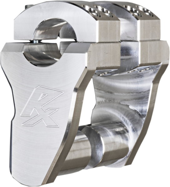Patriot Series Pivoting Handlebar Riser Silver, 1, nordicamoto.ro
