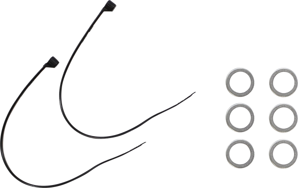Cycleflex Extended Length Front Brake Line Kit Silver, Polished Oversize [+102 mm (4'')], 3, nordicamoto.ro