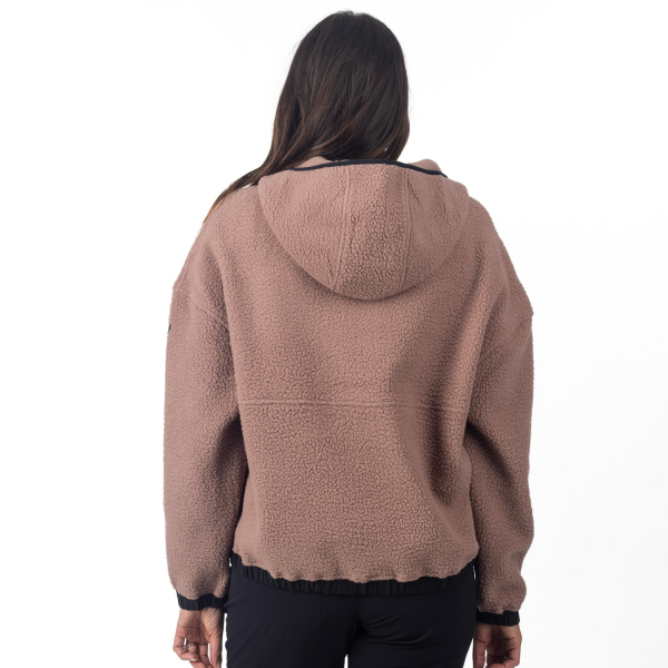 Hanorac Dama Klim Sira High Pile Fleece Black-19