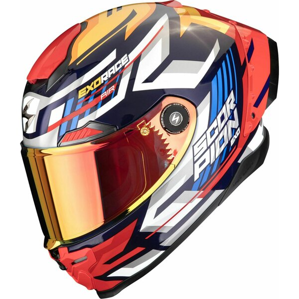 Casca integrala sport SCORPION EXO-RACE AIR KOBRA L Negru/Rosu, 37, nordicamoto.ro