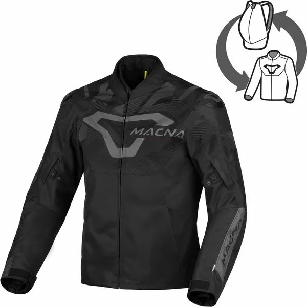 Geaca textil impermeabila MACNA ADMYRE 3XL Negru/Rosu, 4, nordicamoto.ro