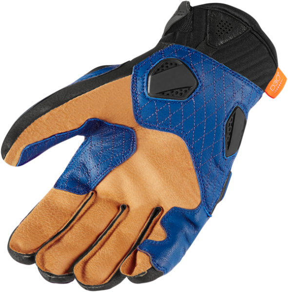 Hypersport Short Gloves Blue, Black -1