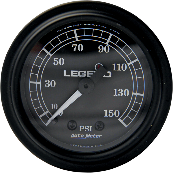 Fairing Mounted Led Backlit Psi Gauges Black, 1, nordicamoto.ro