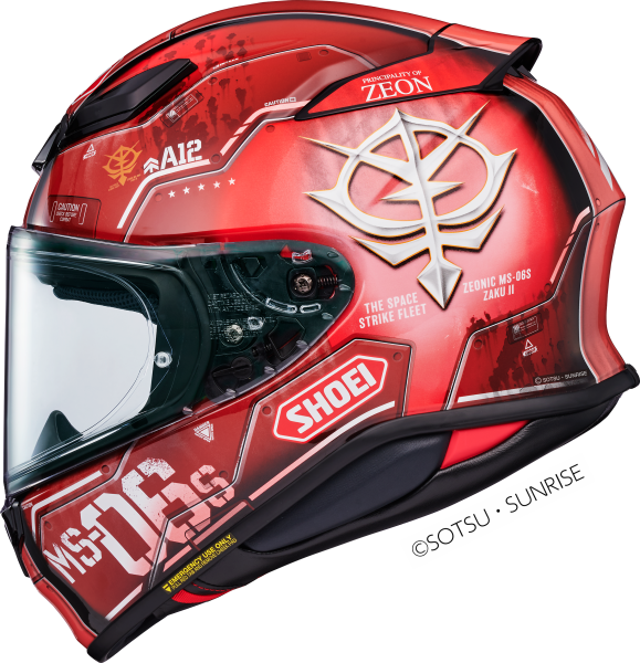 Casca integrala SHOEI NXR2 CHAR`S ZAKU II TC-1 Rosu XXL-9