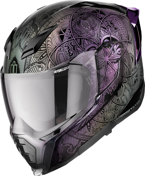Ultraflite Opal Mandala Mips Helmet Silver, Purple , 2, nordicamoto.ro