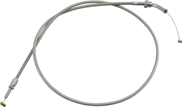 Armor Coat Stainless Steel Throttle/idle Cable For Cruisers Silver +152 mm (6''), 1, nordicamoto.ro