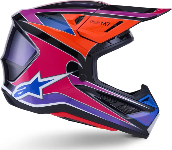 Cască Alpinestars SM7 Fuse Blue-2